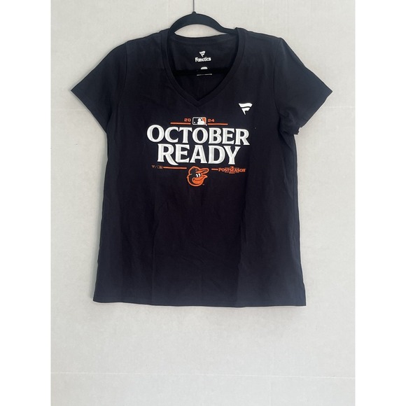 Fanatics Tops - Fanatics Women's Black Baltimore‎ Orioles 2024 MLB Postseason Size Medium